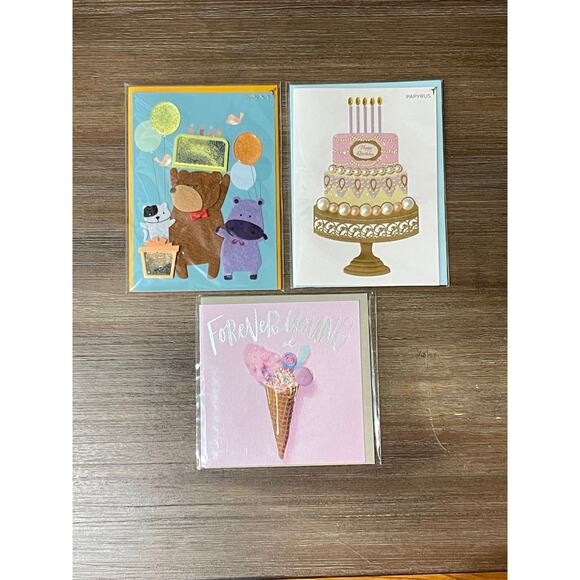 Set of 3 New Birthday Cards - Picture 1 of 5